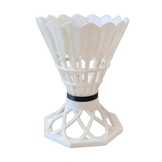 Badminton Pen Holder Creative Sports Theme Desk Organizer for Fans 3D Printed Desktop