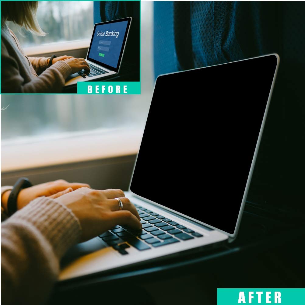 LOE Privacy Screen Protector for Surface Pro 7, Blue Light Filter, Self-Adhesive, Touchscreen Compatible (Surface Pro 7)