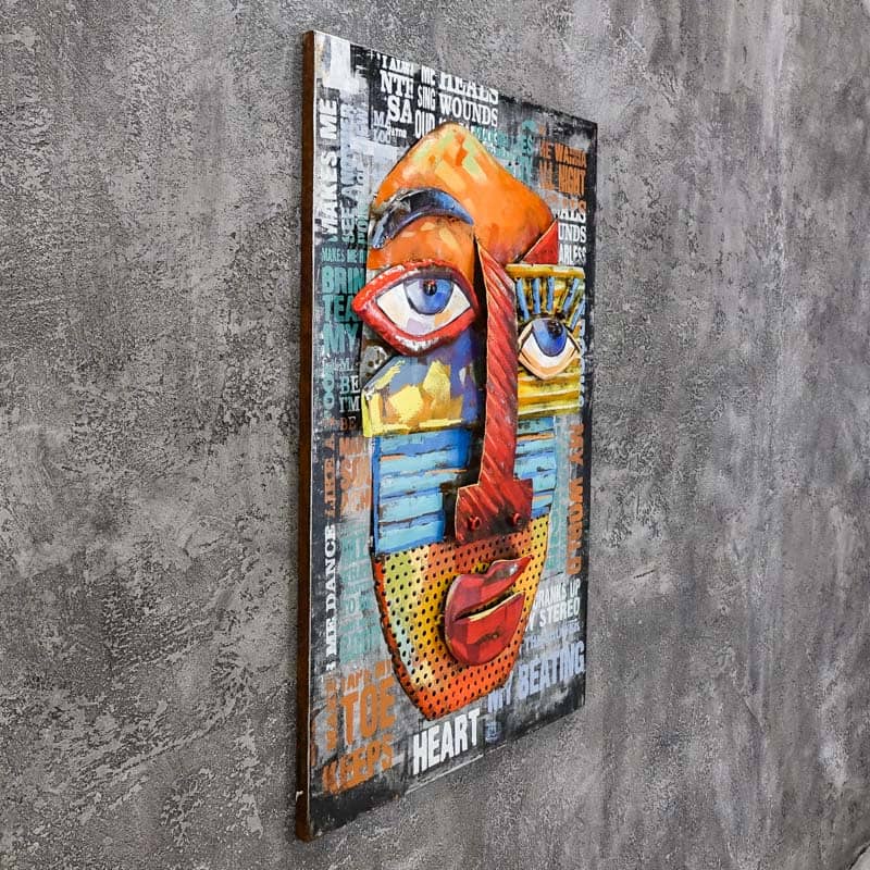 3D metal picture LOFT CUBISM 60x90