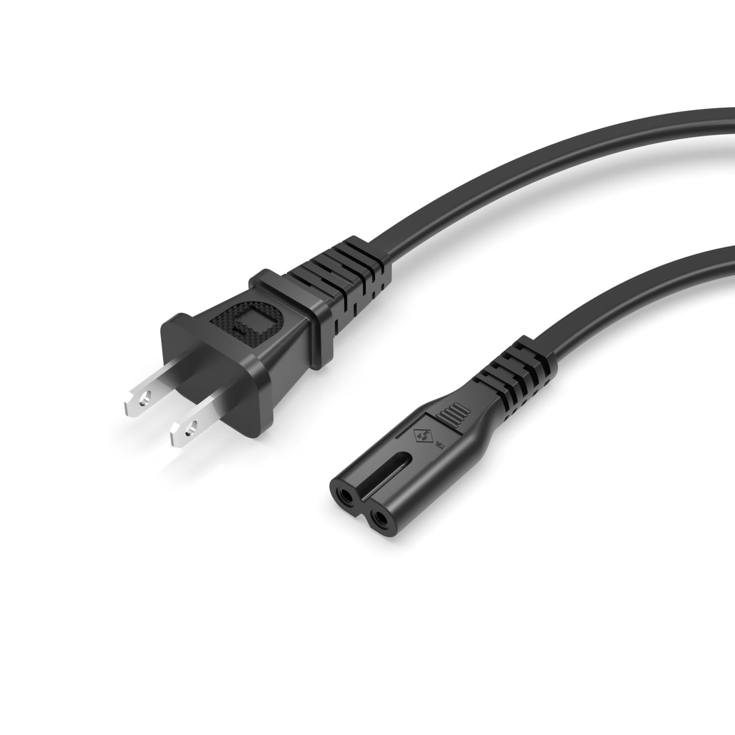 

Superer Sharp Compatible with Sharp TV Replacement Power Cord AQUOS Glasses Type LCD TV Wiring Charging Cord Power Cable LC-46F5 LC-46GX10 LC-52AE7 чорний