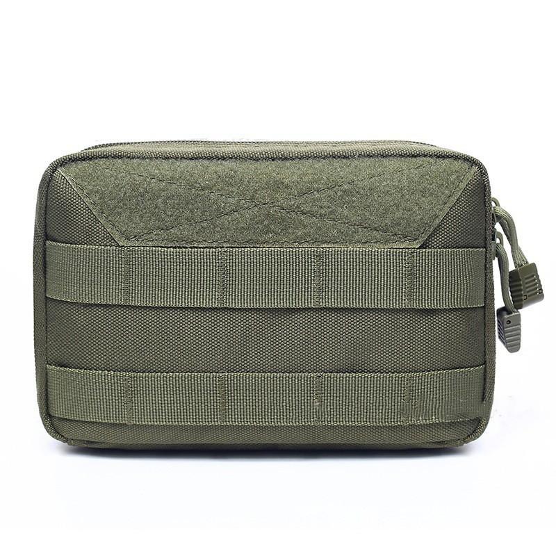 

Outdoor Sports Hanging Bag MOLLE System Waist Pocket T-shape Magic Hair Grab Accessory Storage