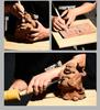Dongyang Handmade Wood Carving Knife Set: Root, Flower, and Roughing Shaping Chisels.