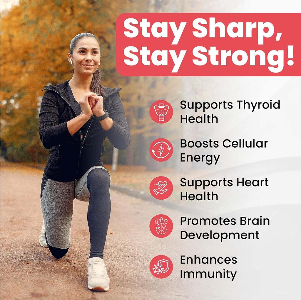 Vlado’s Himalayan Organics Iodine 140 Mcg Veg Capsules Daily Mineral Supplement For Metabolism Energy And Cellular Support