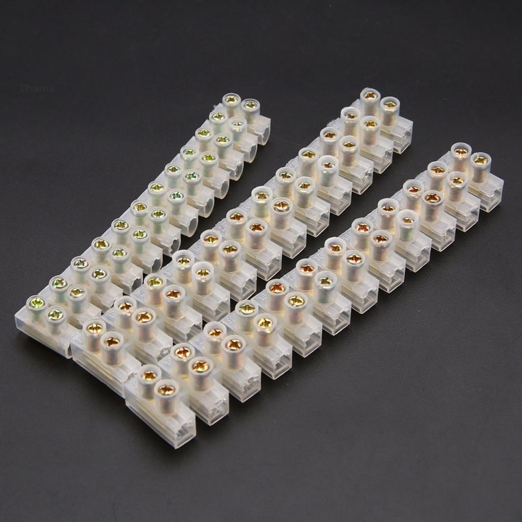 New Wire Connection 12Position Barrier Terminal Strip Block BDAU