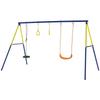 Swing Frame Up To 150 Kg 3-in-1 Kids Swing with Classic Swing, Gymnastic Rings, Standing Swing, 285x160x181 Cm