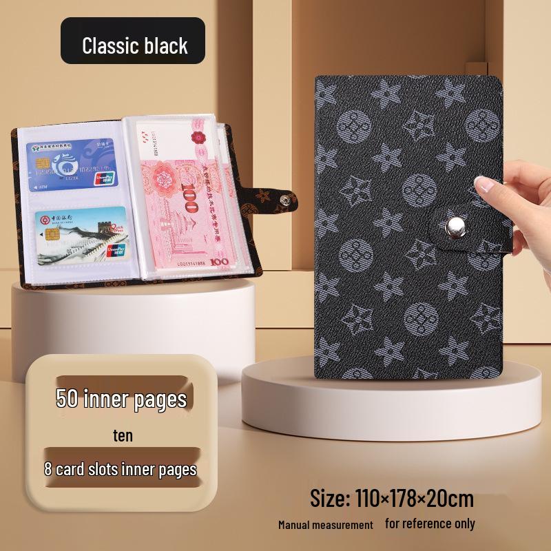 Upgraded Soft PU Leather Piggy Bank: Large Capacity Coin & Commemorative Coin Collection Book, Customizable Money Saving Book.