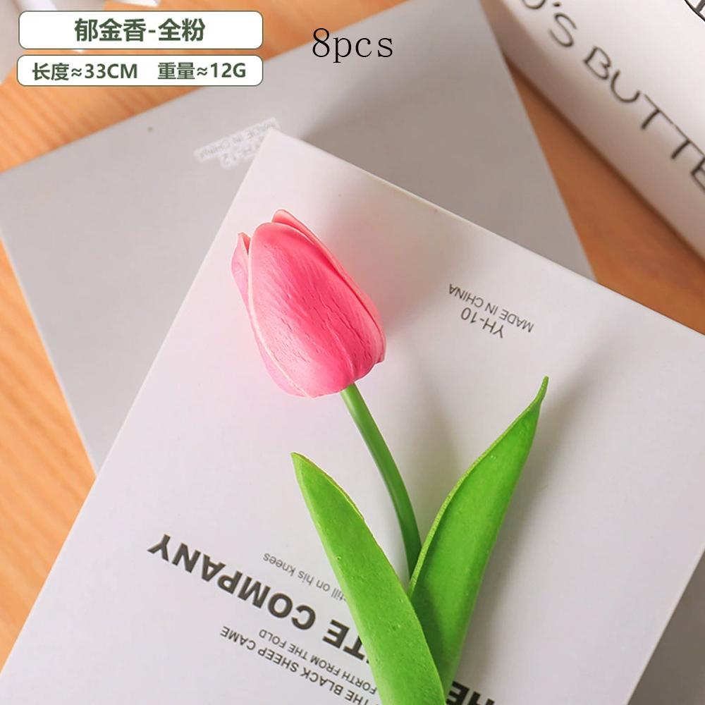 Mini Jade Fragrant Flower Wedding Pography Props Family Gathering Festival Party Decoration Simulation Flowers PU 8Pc Kid Friendly Entertaining Fun