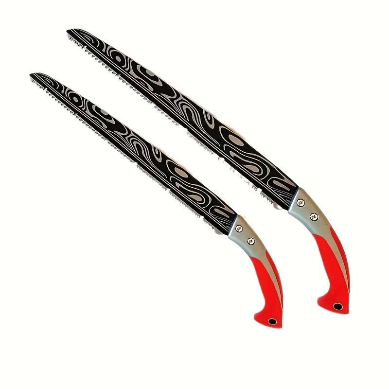 Damascus Cutting Saw, Hand Saw Garden, Logging Outdoor Saw, Tree Magic Tool, Pruning Saw, Quick Sharpness, Garden Trimming, Fruit Tree