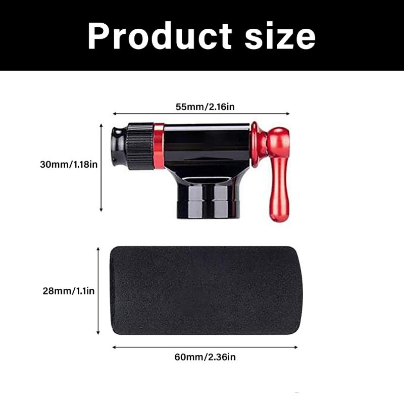 High Pressures Bicycles Tire Pumps Valves Adapters Durability Bike Tire Inflator for Multiple Sports Equipment