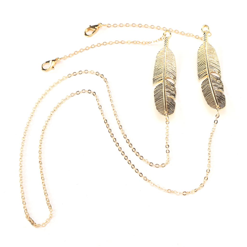 Federanhänger Brillenkette Legierung Tragbar Stilvoll Gesichtsschutz Lanyard Band Schmuck