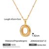 Stainless Steel Letter Necklace Pendant, High-end Collar Chain, Titanium Steel Jewelry for The Neck.