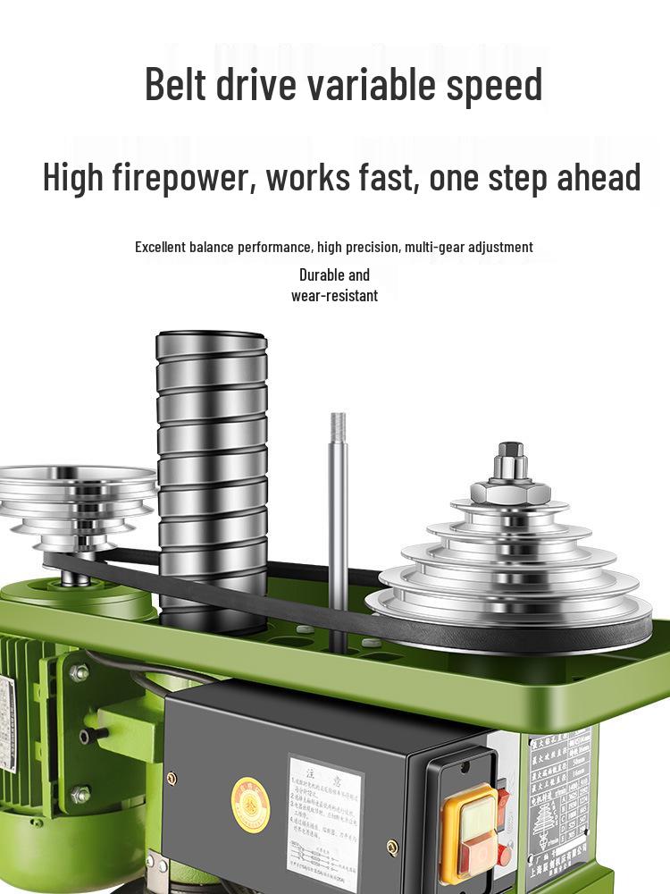 Industrial Grade 220V Variable Speed Multifunctional Drill Press - Benchtop Drilling, Tapping, and Milling Machine for Household Use