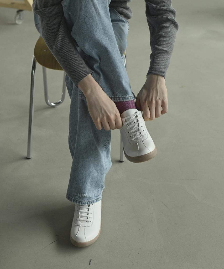 Shufit Mono Height-Increasing White Sneakers Sft-501