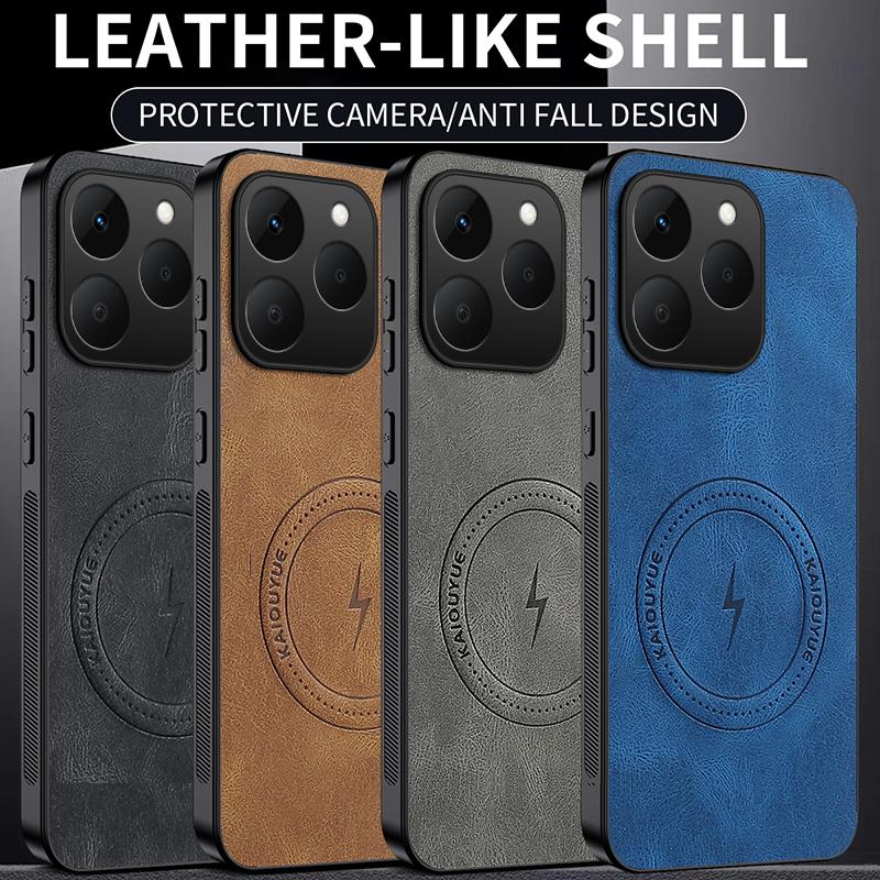 For Xiaomi 15T Luxury New Style Leather Phone Case For Xiaomi 15T Magnetic Wireless Charge Shockproof Cover Mi 15T Shell Capa