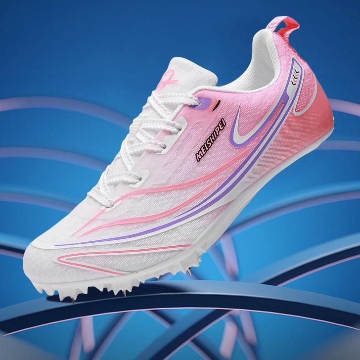 New professional track and field shoes nail football shoes running shoes sprinting medium and long distance running sports shoes female long jump stud
