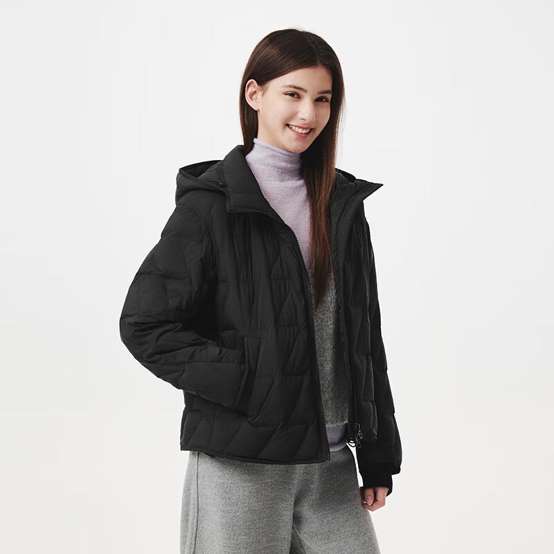 Tanboer Women's Lightweight Hooded Short Down Jacket TB5330262Z