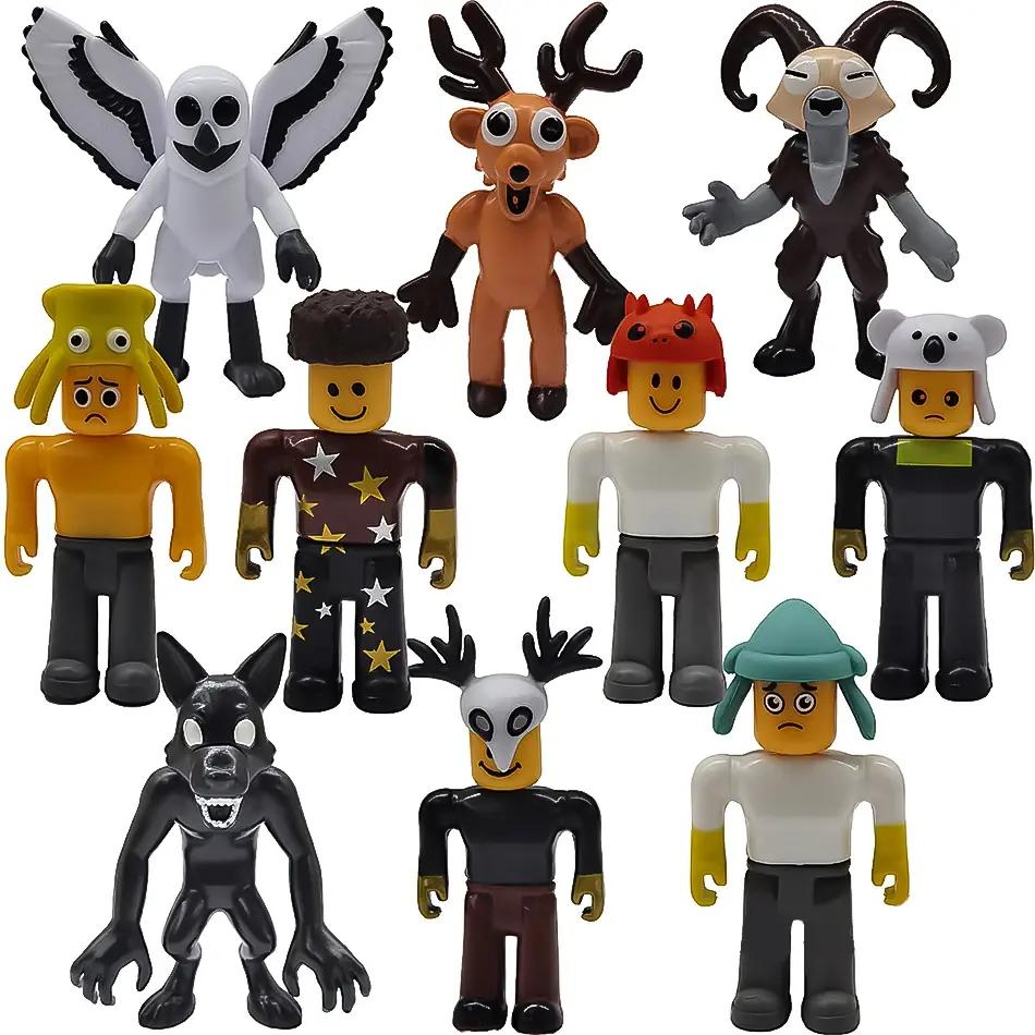 3.5-inch Virtual World Forest Survival 99 Night doll Figurine Model Blind Bag Box Owl Goat Wolf Deer Game Peripheral Toys