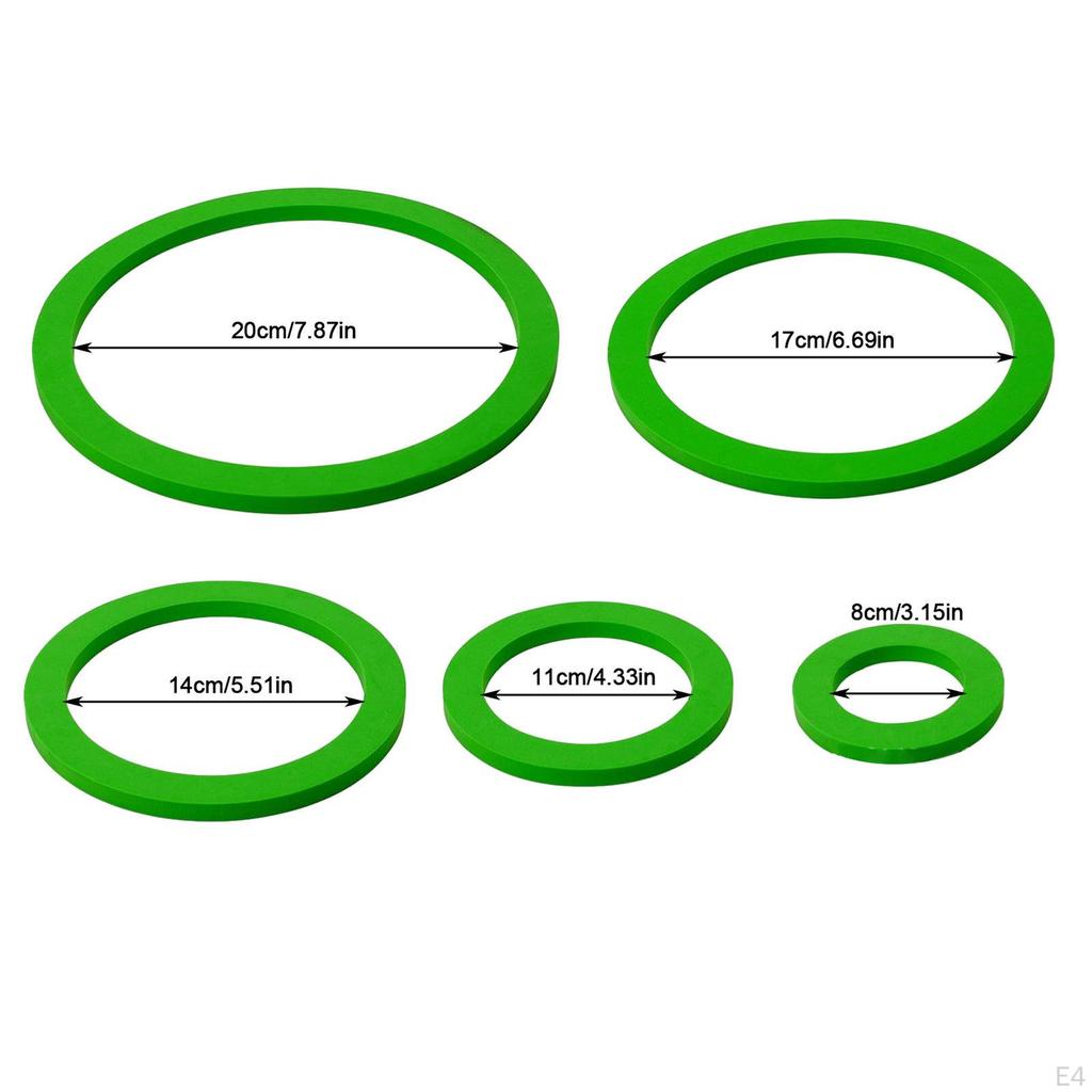 Aquarium Floating Plant Rings Trough Fish Tank Grass Blocking Set for