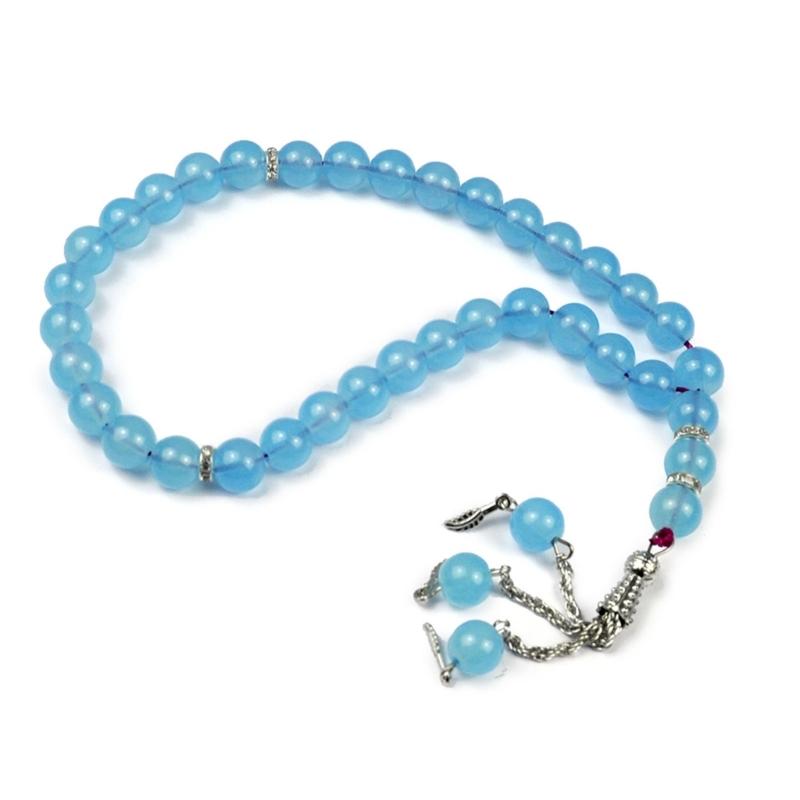 Plastic Tasbih with Allah Muhammad Inscribed on 33 Beads Muslim Prayer Beads Rosary Sibha Misbaha Subha Tasbeeh Dhikr Gift