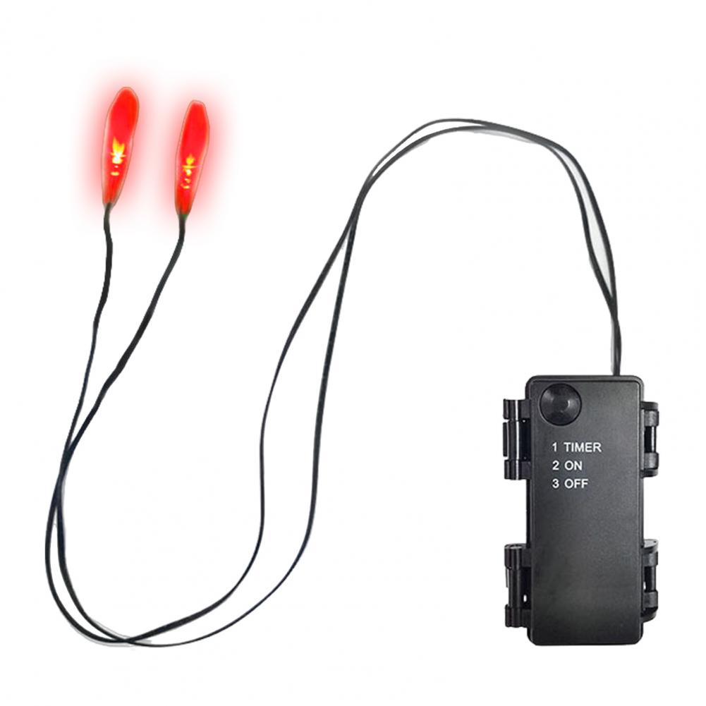 Outdoor Waterproof Led Glowing Eyes Weatherproof Halloween Decorations Spooky Halloween Led Glowing Eyes for Masks Pumpkins