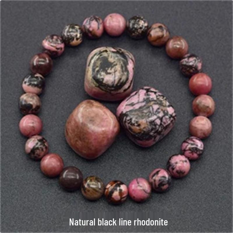 Jingde Jewelry Natural Agate Bracelet: Single-Loop Crystal Stone for Men and Women
