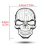 3D Autoaufkleber Premium Krieger Metall Auto Seitenkotflügel Heckklappe Totenkopf Emblem Abzeichen Aufkleber für jedes Fahrzeug LKW Auto Motorrad Wohnmobil