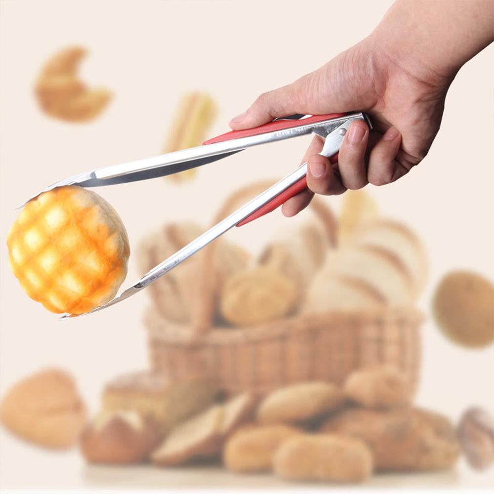 9"/12"/14" Barbecue BBQ Tongs Silicone Kitchen Cooking Salad Serving BBQ Tongs Stainless Steel Handle Utensil