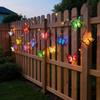 5 Meter Solar Butterfly Lights Simulated Butterfly Design Landscape Lighting  For Garden Decoration