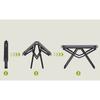 Lightweight Folding Picnic Table, Camping Folding Table for Practical Use Outdoors, Space-Saving Design, High Load Capacity