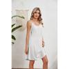 Summer Women's Halter Dress Solid Colour Round Neck Halter Loose Sleeveless Dresses