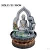 Zen Brunnen Buddha Schreibtisch Wasserfall Ornament Yoga Figur Statue Dekor
