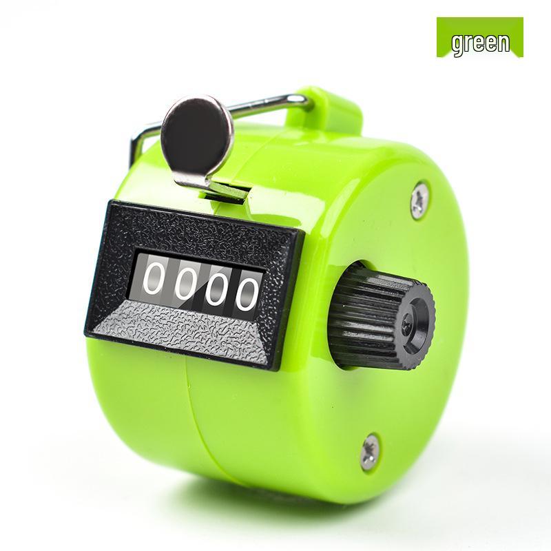 Four-Digit Handheld Metal and Plastic Tally Counter for People Flow Measurement