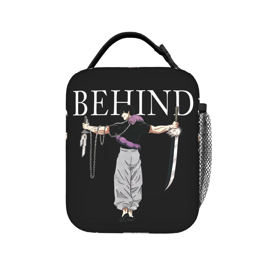 Gojo Satoru De Insulated Lunch Bags Cooler Bag Reusable,Meal Container Jujutsus Kaisens Anime Portable Tote Lunch Box