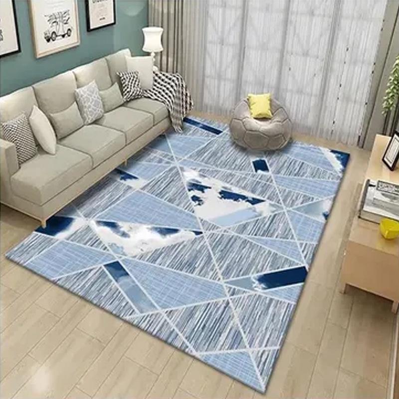 

Modern Crystal Velvet Rectangular Floor Mat: Thickened Carpet for Living Room, Coffee Table, or Entrance 40x60 cm
