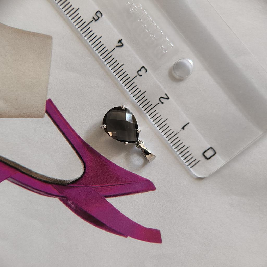 Серебряная подвеска с раухтопазом (дымчатым кварцем) 3ct (2207290)