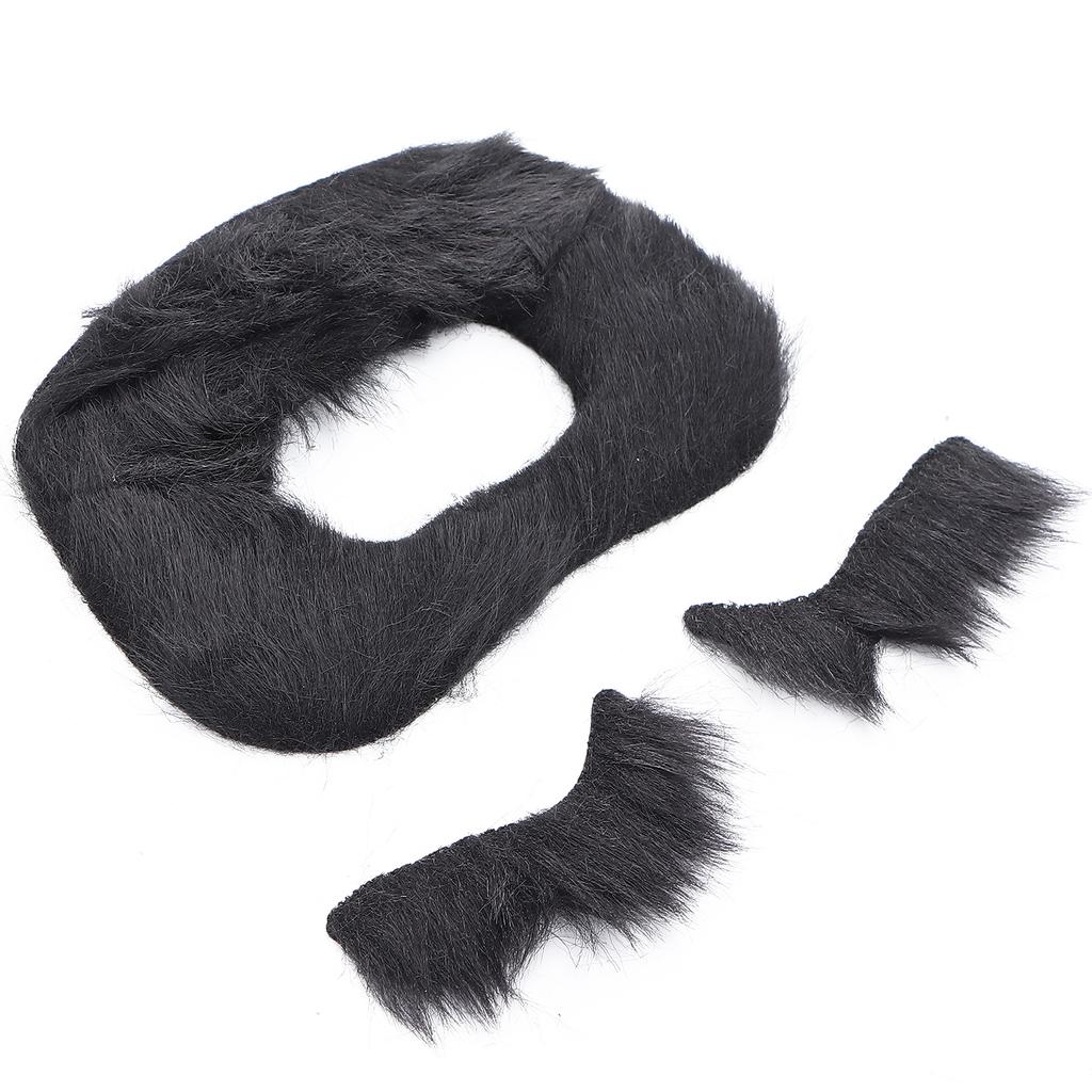 Ausgefallenes Kostüm Falscher Bart Selbstklebender Bart Augenbrauenaufkleber Partyzubehör Accessoire