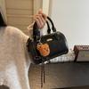 Retro Nische Bär Tasche Damenhandtasche Herbst und Winter neu einfach und vielseitig einzelne Schulter Umhängetasche Tasche