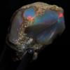 stone Natural mineral precious opal from Ethiopia Gemstone approximately side [N2 Natural] - (1060 "One-of-a-kind" 14.6ct [Long 23mm])