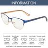 Fashion Classic Metal Reading Glasses for Women Men Presbyopia Eyeglasses Elder Anti-fatigue Optical Eyewear Diopter +1.0~3.5