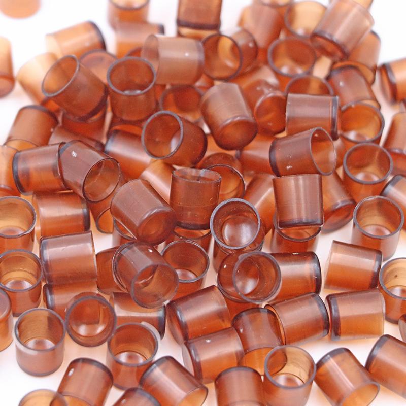 1000PCS/Bag Beekeeping Plastic Brown Rearing Queen Bee Tools King Tools Cell Brown Cup Rear Breeding Supplies Random Style