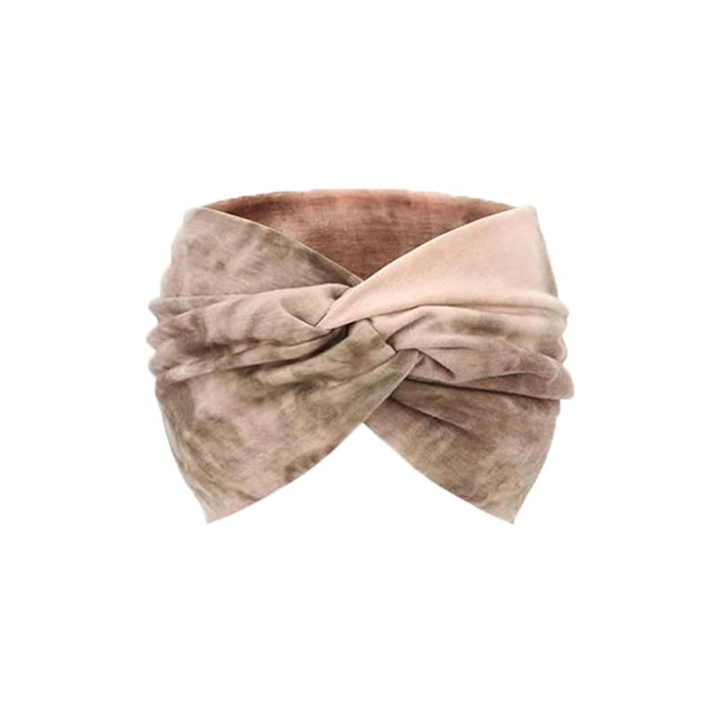 Printed Headband Sports Running Bohemian Face Wash Makeup Hair Cross Wide-brimmed Headband for Women