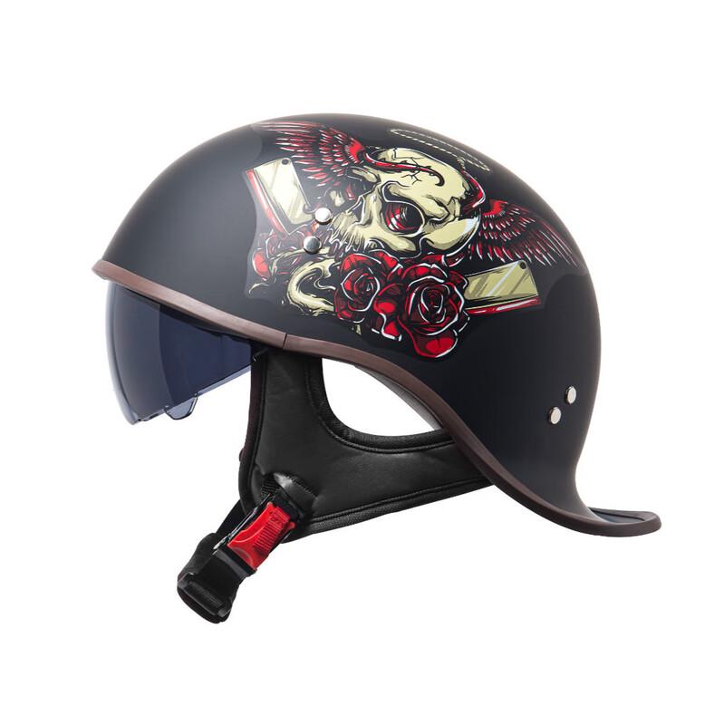 Lishi Retro Motorcycle Half Helmet