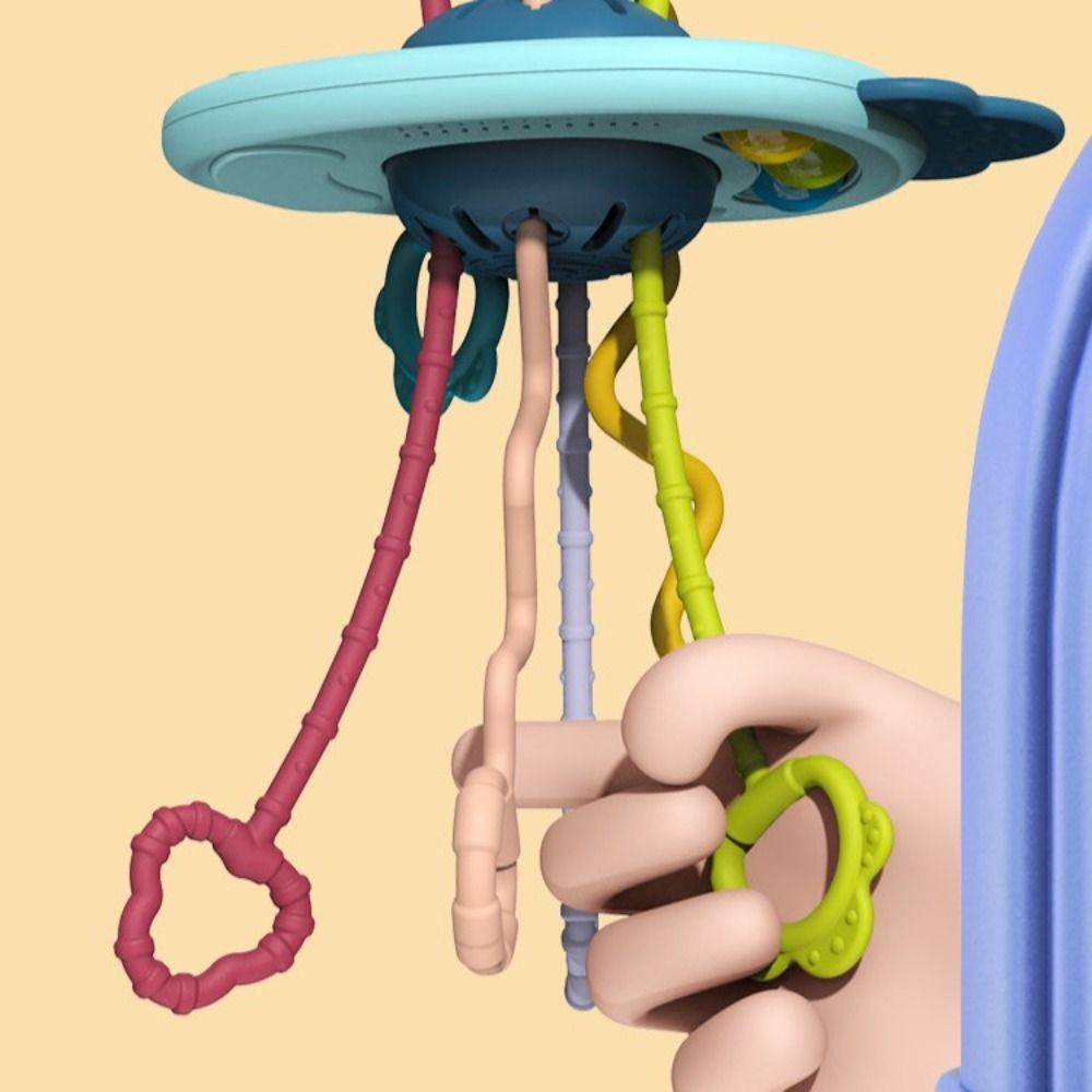 Carrot Baby Pull String Toy Develops Cognitive Crab Montessori Sensory Toys   Gifts