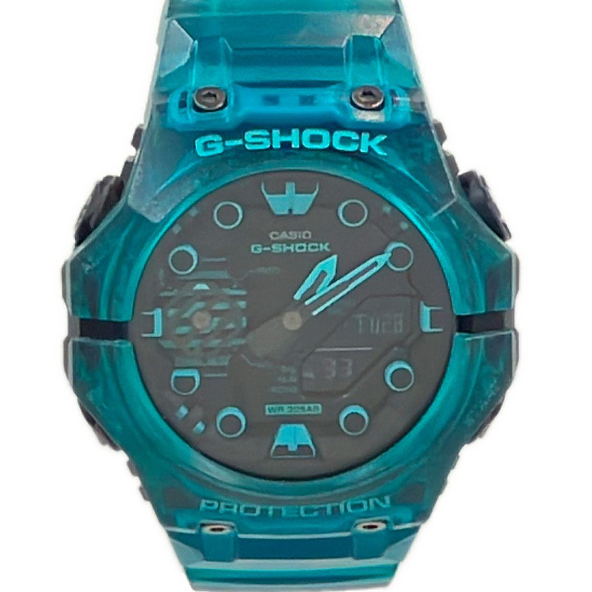 Used Casio watch G-SHOCK GAB001 quartz black men s CASIO