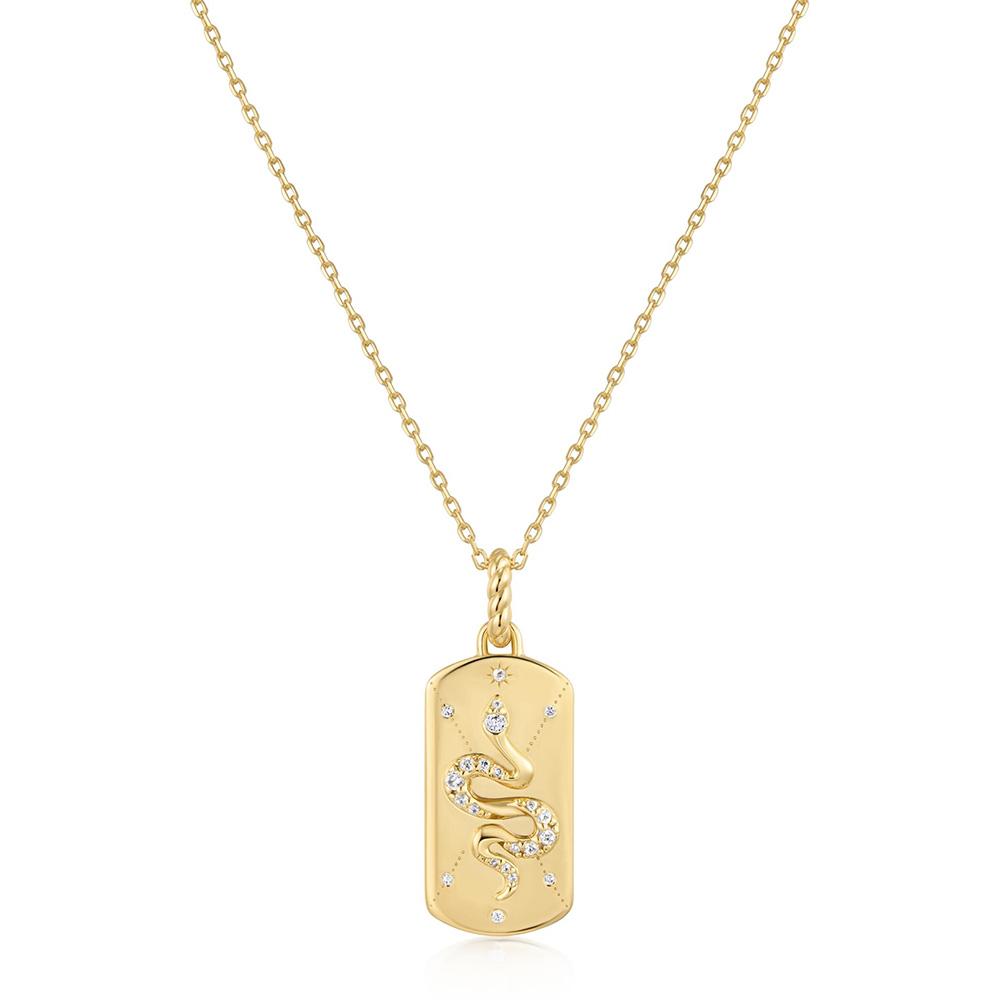 Ania Haie Gold Serpent 925 Silver Necklace N072-06G