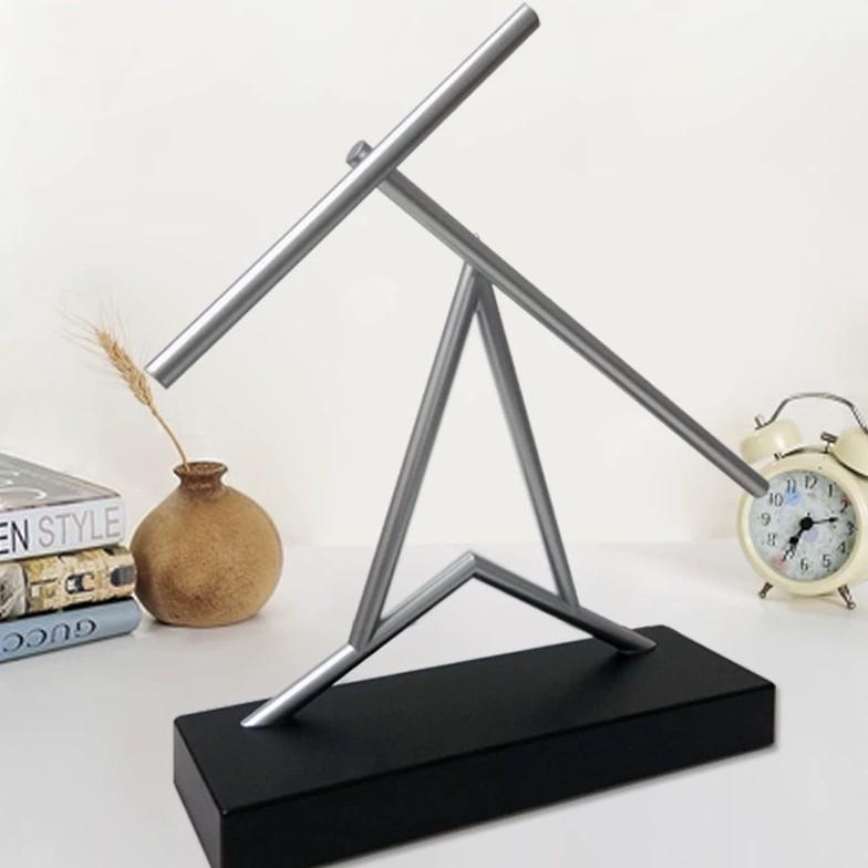 T C Creative And A Shape Anti Gravity Metal Rod Swing Toy Desktop Ornament