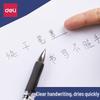 Black/Blue/Red Deli S01 Click Ballpoint Pen - 0.5mm for Students