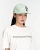 THEMUSEUMVISITOR Panda Embroidery Cap (Mint)