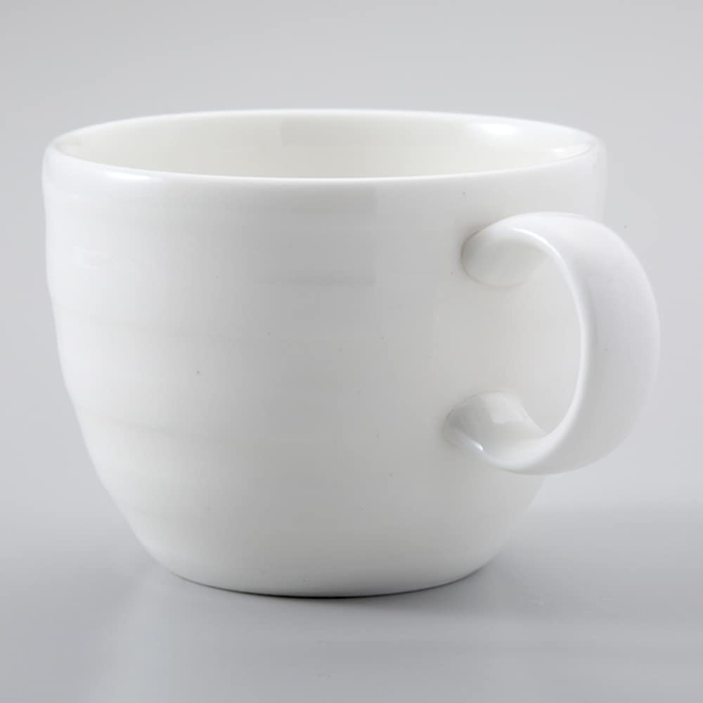 NARUMI PATIA Cup and Saucer, 110cc, White, Simple Design, Espresso Cup, Demitasse Cup, Microwave and Dishwasher Safe, 40610-2882