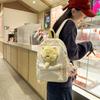 Schoolbag1011 autumn and winter new lightweight plush pendant cute little schoolbag girl cartoon travel backpack